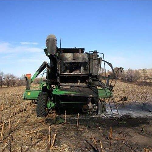 2004 Used John Deere 9660 Combine parts.