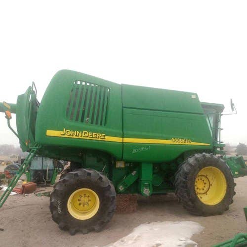 Used John Deere 9660 Combine parts.
