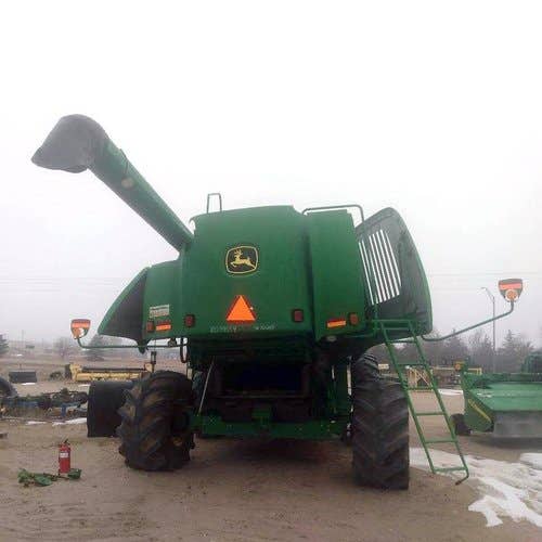 Used John Deere 9660 Combine parts.