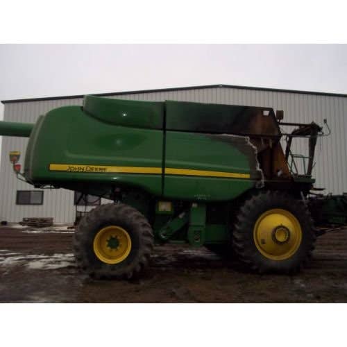 2010 Used John Deere 9670 Combine parts.