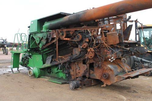 2009 Used John Deere 9670 Combine parts.