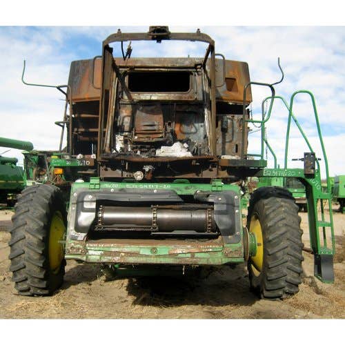2009 Used John Deere 9670 Combine parts.