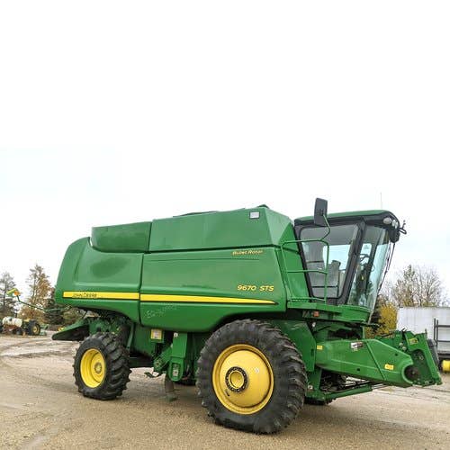 2009 Used John Deere 9670 Combine parts.