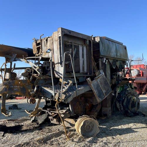 Used John Deere 9670 Combine parts.