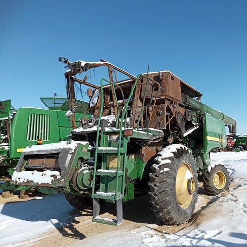 Used John Deere 9670 Combine parts.