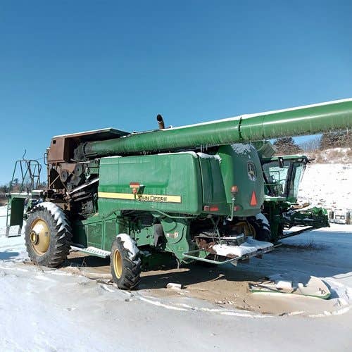 Used John Deere 9670 Combine parts.