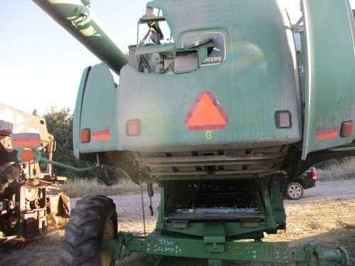 Used John Deere 9750 Combine parts.