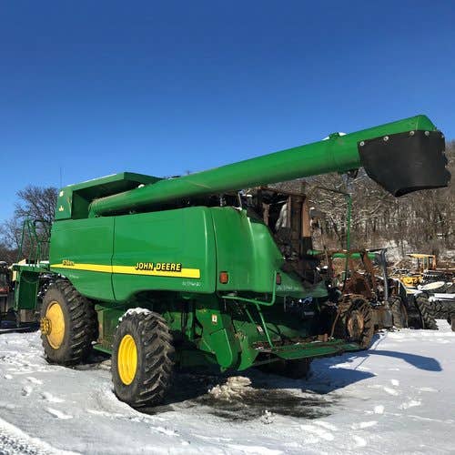 Used John Deere 9750 Combine parts.