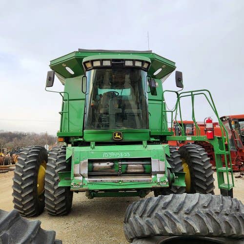 Used John Deere 9750 Combine parts.
