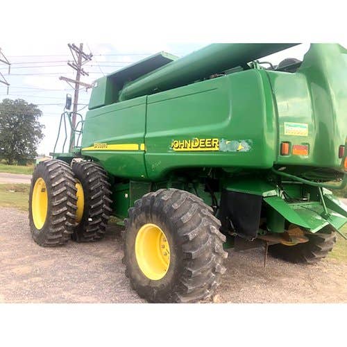 Used John Deere 9760 Combine parts.