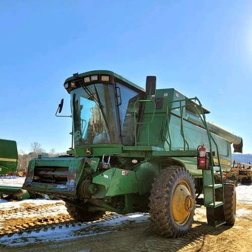 Used John Deere 9760 Combine parts.