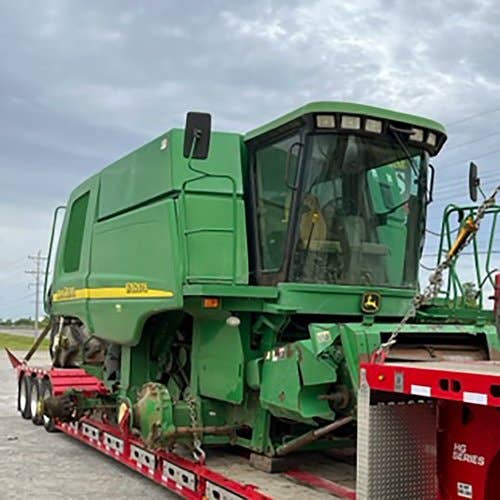 Used John Deere 9760 Combine parts.