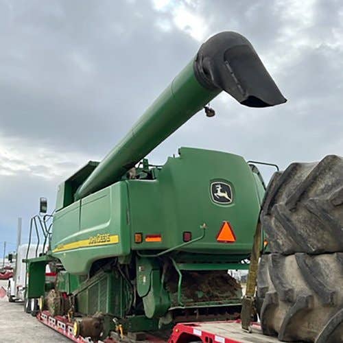 Used John Deere 9760 Combine parts.