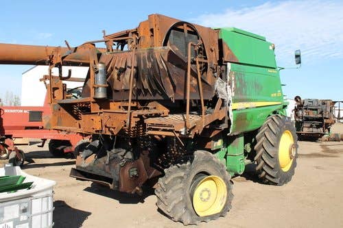 2011 Used John Deere 9770 Combine parts.