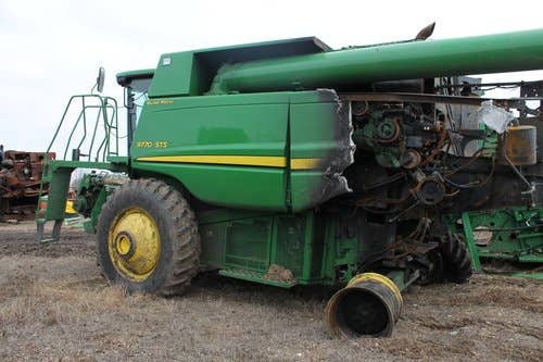 2008 Used John Deere 9770 Combine parts.