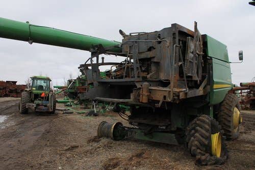 2008 Used John Deere 9770 Combine parts.