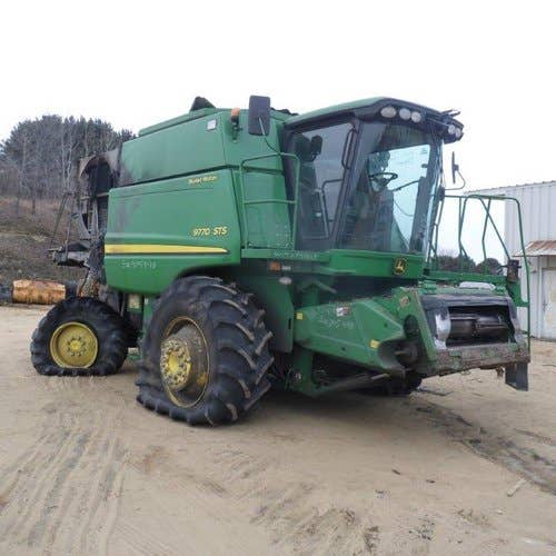 Used John Deere 9770 Combine parts.