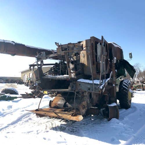 Used John Deere 9770 Combine parts.
