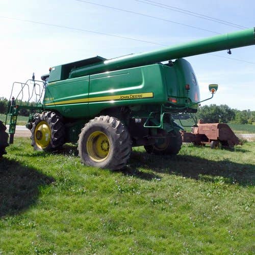 2010 Used John Deere 9770 Combine parts.