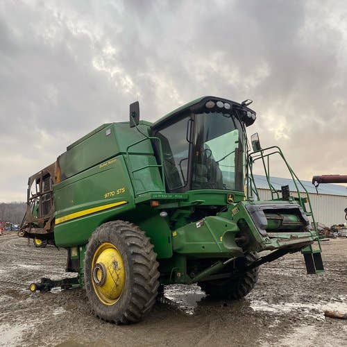 2009 Used John Deere 9770 Combine parts.