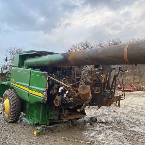 2009 Used John Deere 9770 Combine parts.