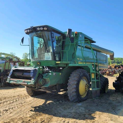 2010 Used John Deere 9770 Combine parts.