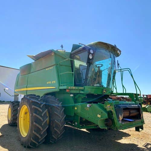 2009 Used John Deere 9770 Combine parts.