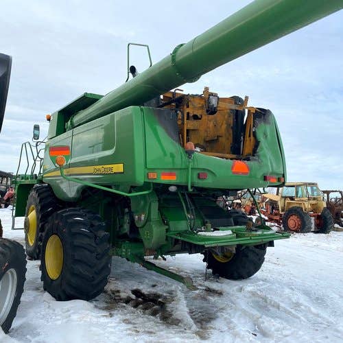 Used John Deere 9770 Combine parts.
