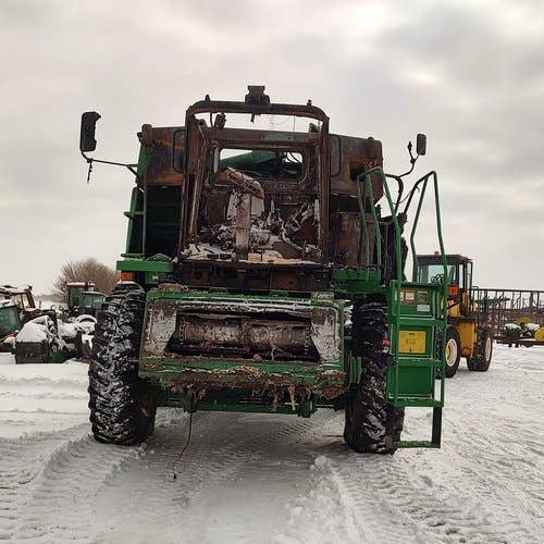 2011 Used John Deere 9770 Combine parts.