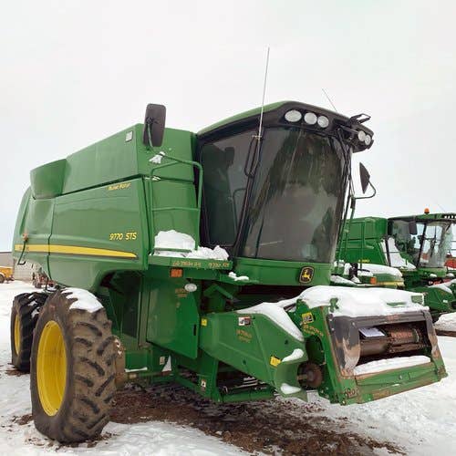 2010 Used John Deere 9770 Combine parts.