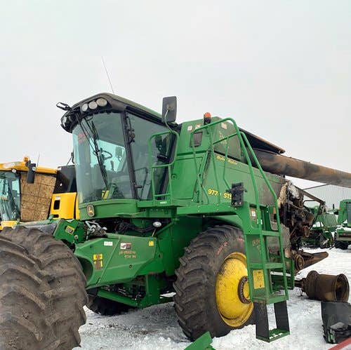 2010 Used John Deere 9770 Combine parts.