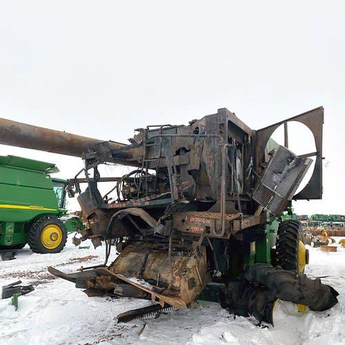 2010 Used John Deere 9770 Combine parts.
