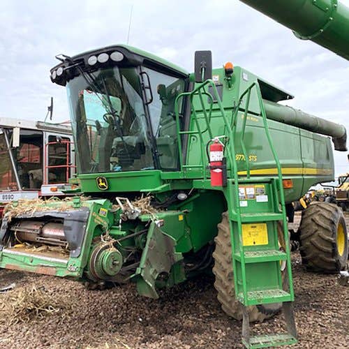 2010 Used John Deere 9770 Combine parts.