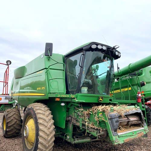 2010 Used John Deere 9770 Combine parts.