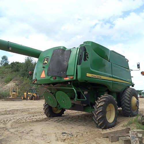 2010 Used John Deere 9770 Combine parts.
