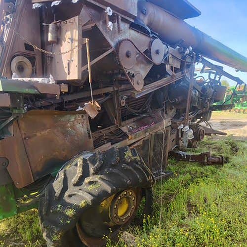 2009 Used John Deere 9770 Combine parts.