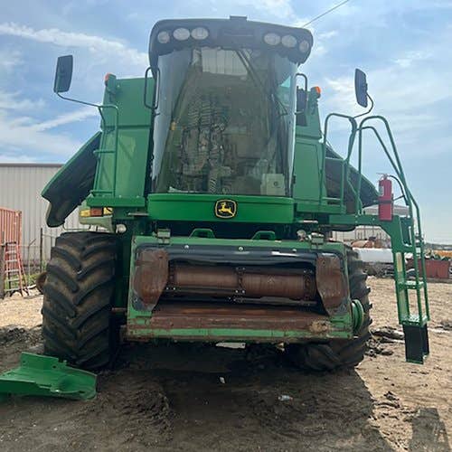 2010 Used John Deere 9770 Combine parts.