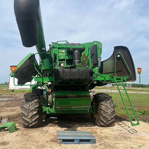 2010 Used John Deere 9770 Combine parts.
