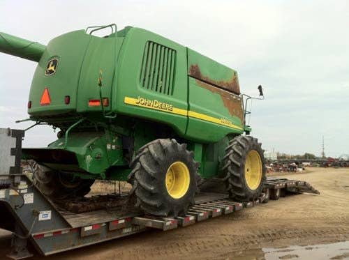Used John Deere 9860 Combine parts.