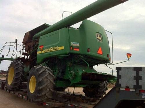 Used John Deere 9860 Combine parts.