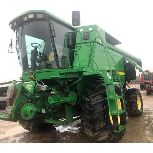 Used John Deere 9860 Combine parts.
