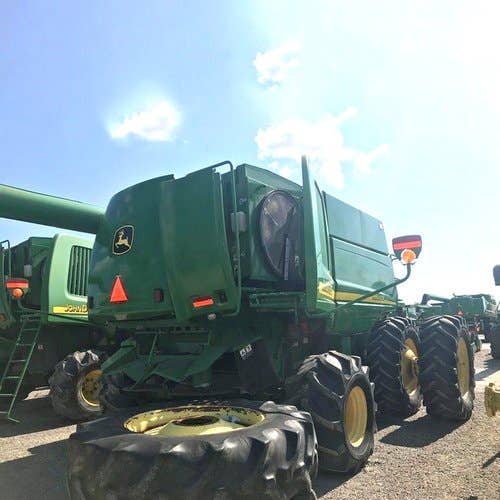 Used John Deere 9860 Combine parts.