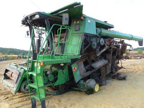 2010 Used John Deere 9870 Combine parts.