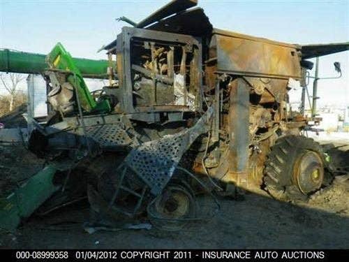 2010 Used John Deere 9870 Combine parts.