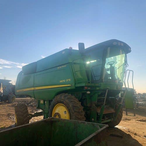2011 Used John Deere 9870 Combine parts.