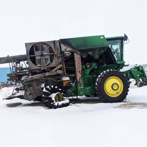 2008 Used John Deere 9870 Combine parts.