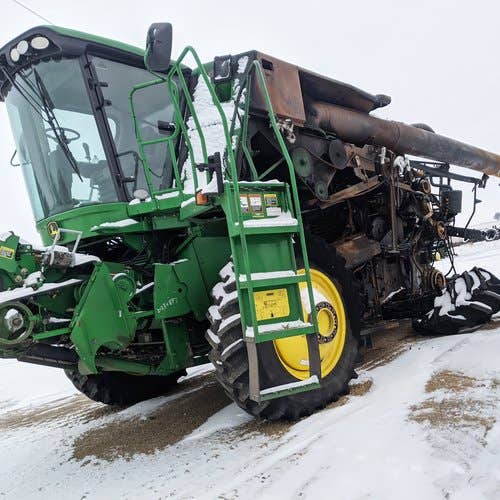 2008 Used John Deere 9870 Combine parts.
