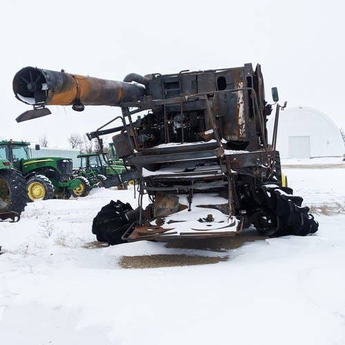 2008 Used John Deere 9870 Combine parts.