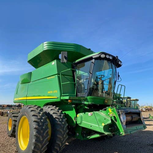2009 Used John Deere 9870 Combine parts.