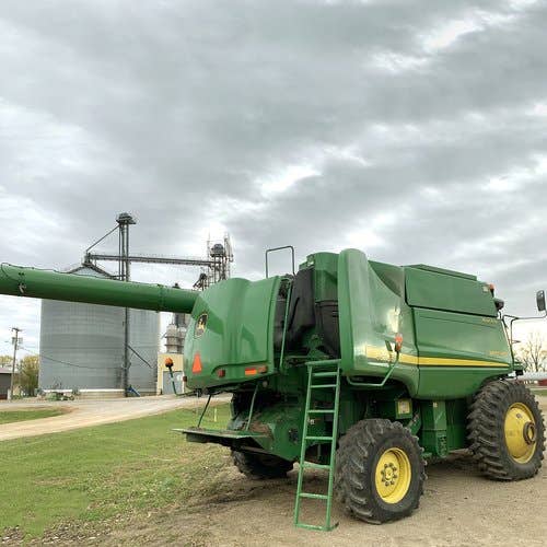Used John Deere 9870 Combine parts.